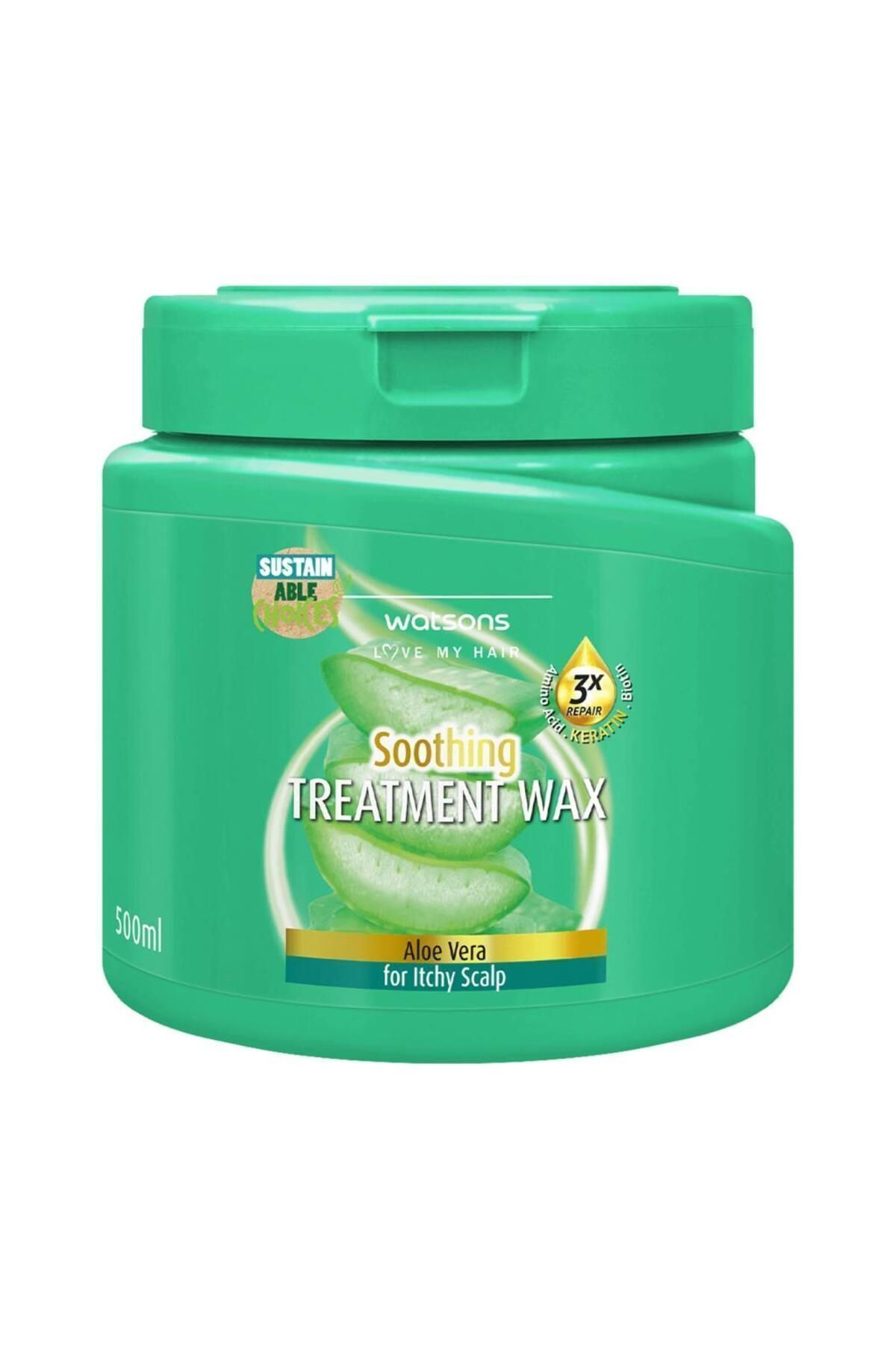 Watsons Aloe Verasaçlarınıza yumuşak ve daha parlak bir görünüm kazandırır. Treatment Wax 500ml