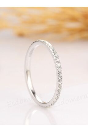 Armes Silver Zirkon Taşlı 925 Ayar Gümüş Tamtur Yüzük