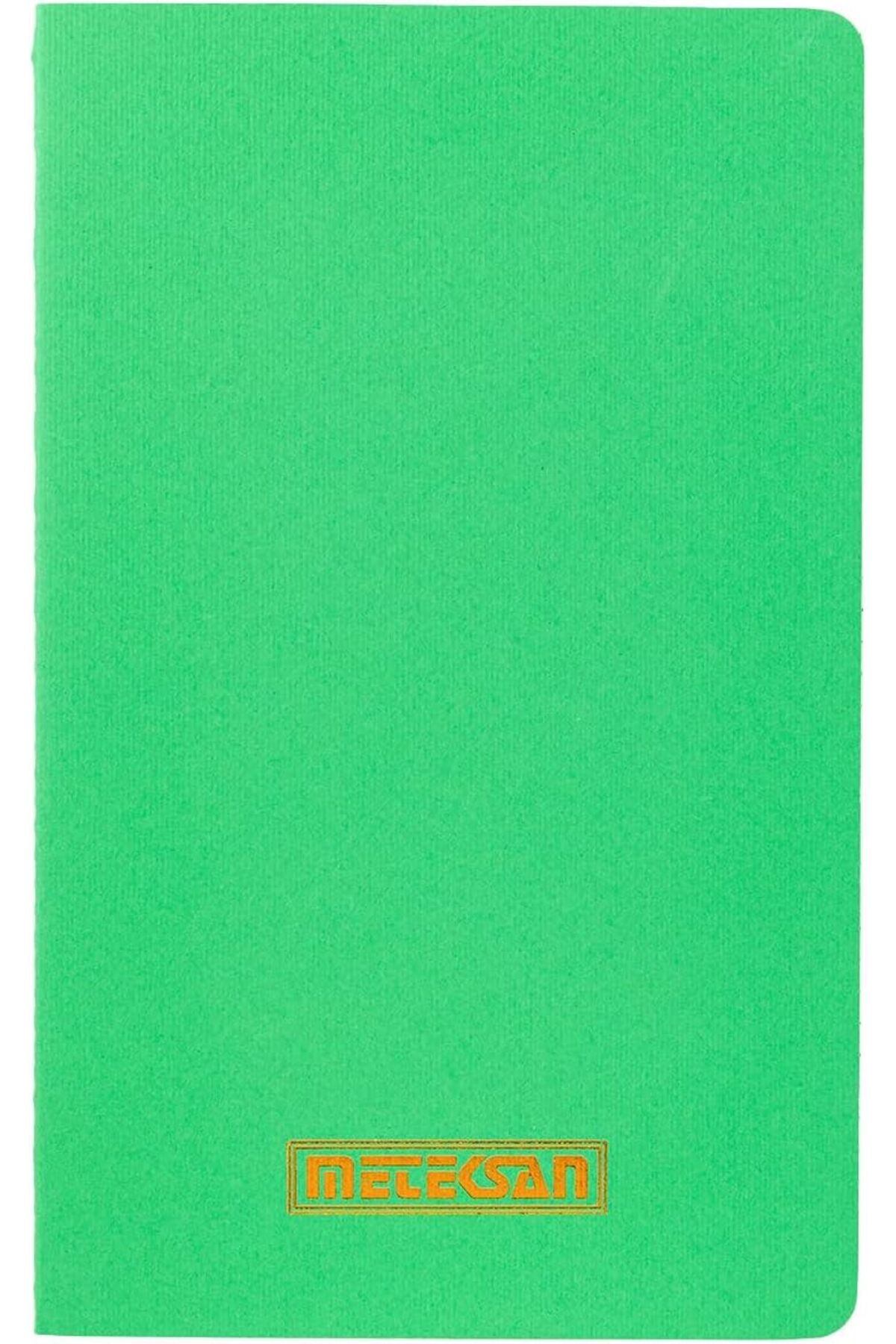 STOREMAX mrttnca Notes 13x21 cm Karton Kapaklı İplik Dikişli Defter, 24 Yaprak, Düz, Yaprak Yeşili trndy