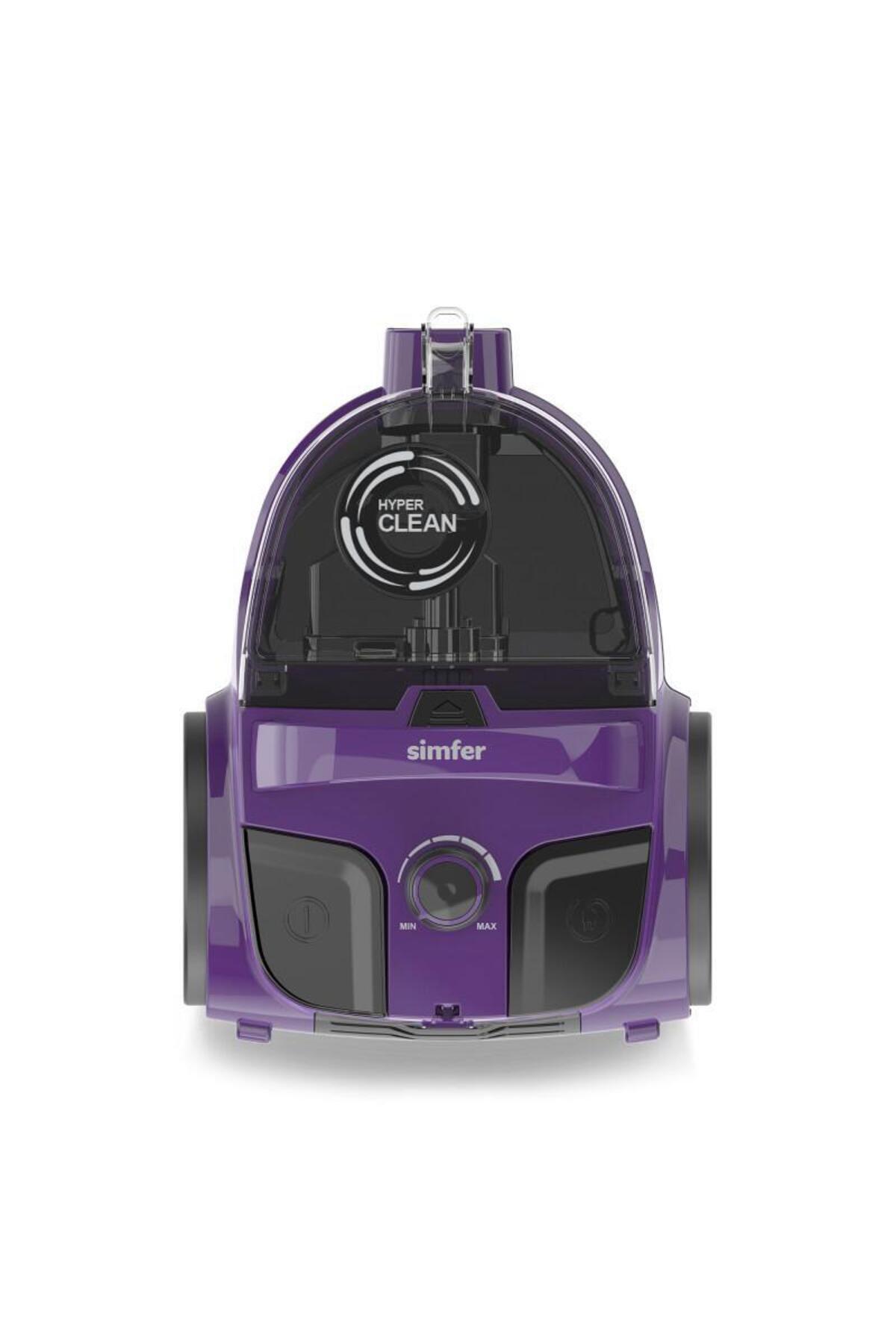 Resim Simfer Toz Torbasız Hyper Clean / Mor SK-6303 