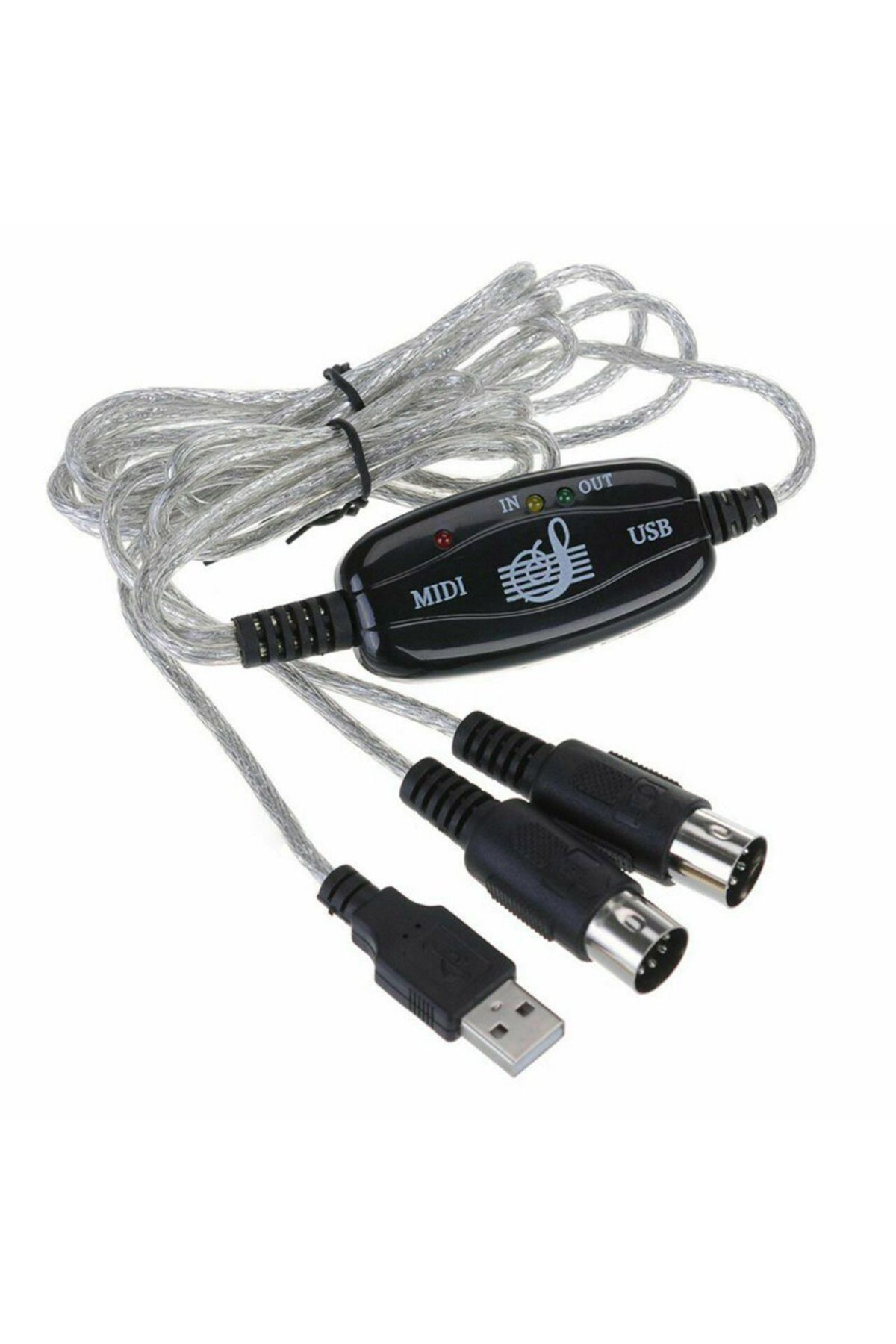 Ars Usb-midi Kablo Usb Midi Bağlantı Kablosu Pc Müzik Klavye Kablosu