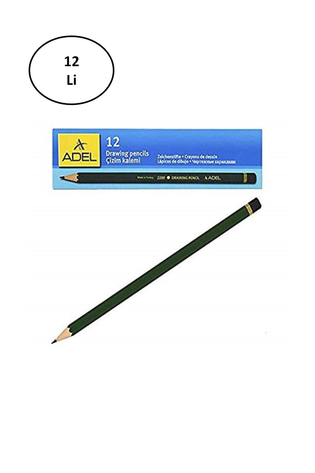 sahbülstore-Adel 2200 Graduated Pencil 7B 12Pcs - Sbs6600-1112 1