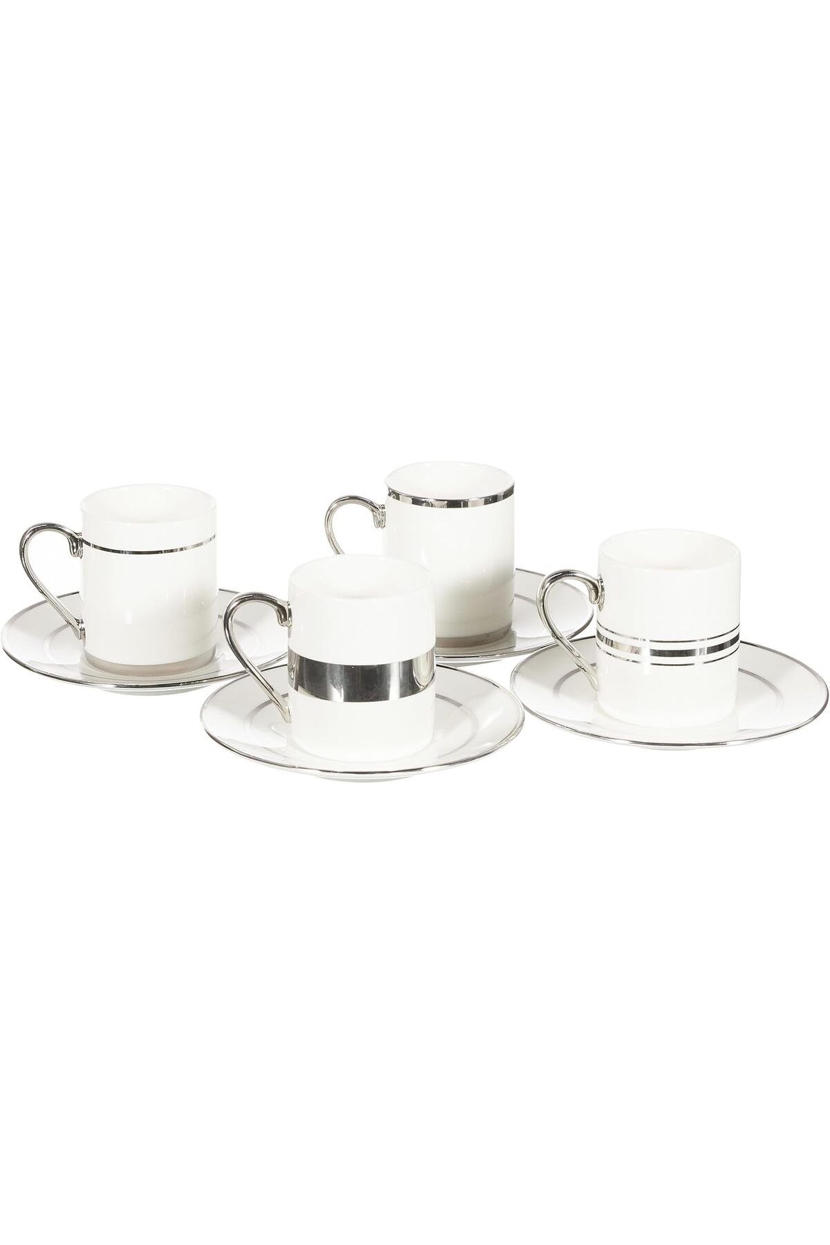 STOREMAX lvnmblya Luces Platin 4 Kişilik Kahve Fincan Takımı Shop Deesing 224120