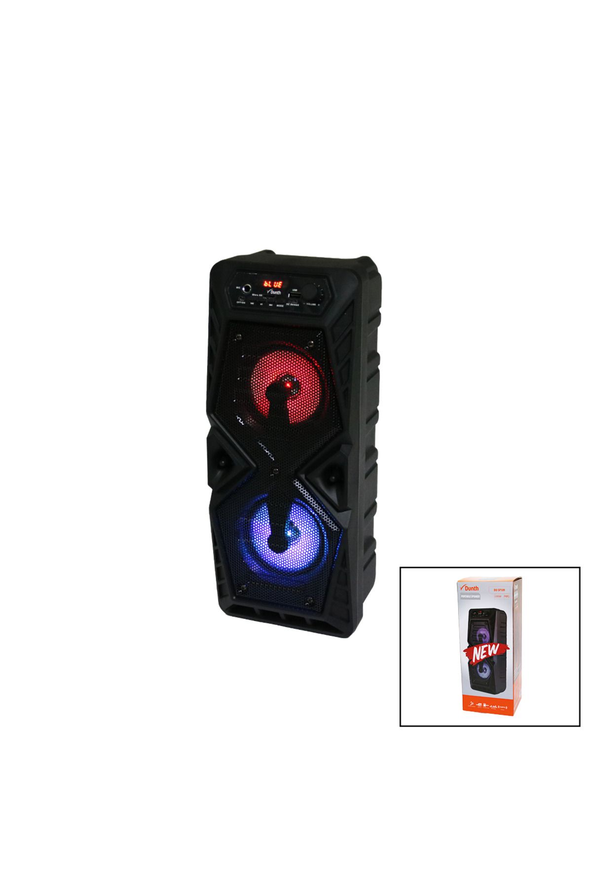 STOREMAX daliashops SD/USB/FM/AUX GİRİŞLİ ŞARJLI BLUETOOTH SPEAKER 2200W DU-SP109 40X16X16CM strshop 990