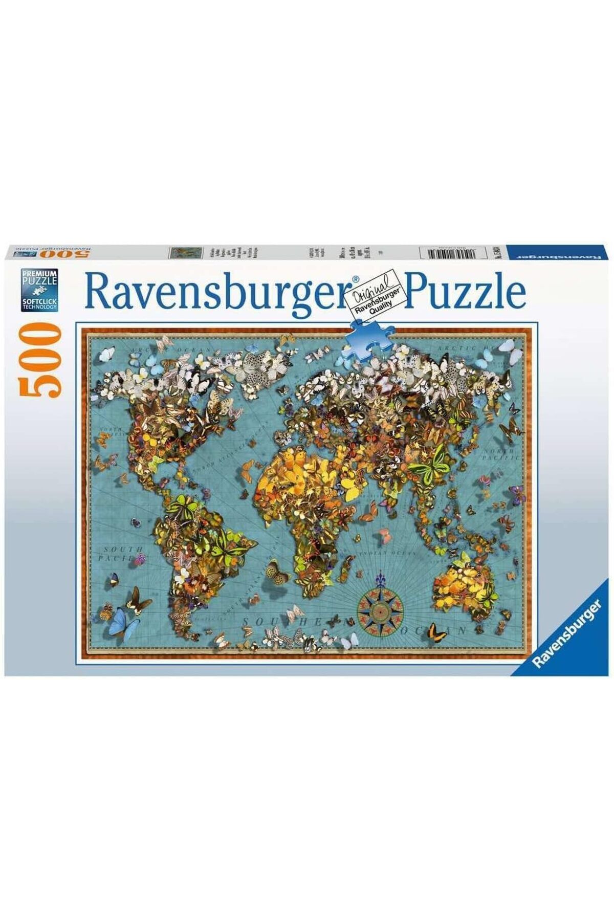 STOREMAX lbstorex Puzzle, Butterflies, 500 Parça Newdsng 1116818