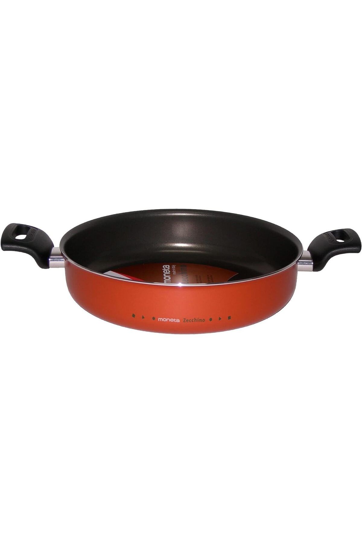 STOREMAX cmllashop Zecchıno Kısa Tencere 28 Cm + Cam Kapak 542093