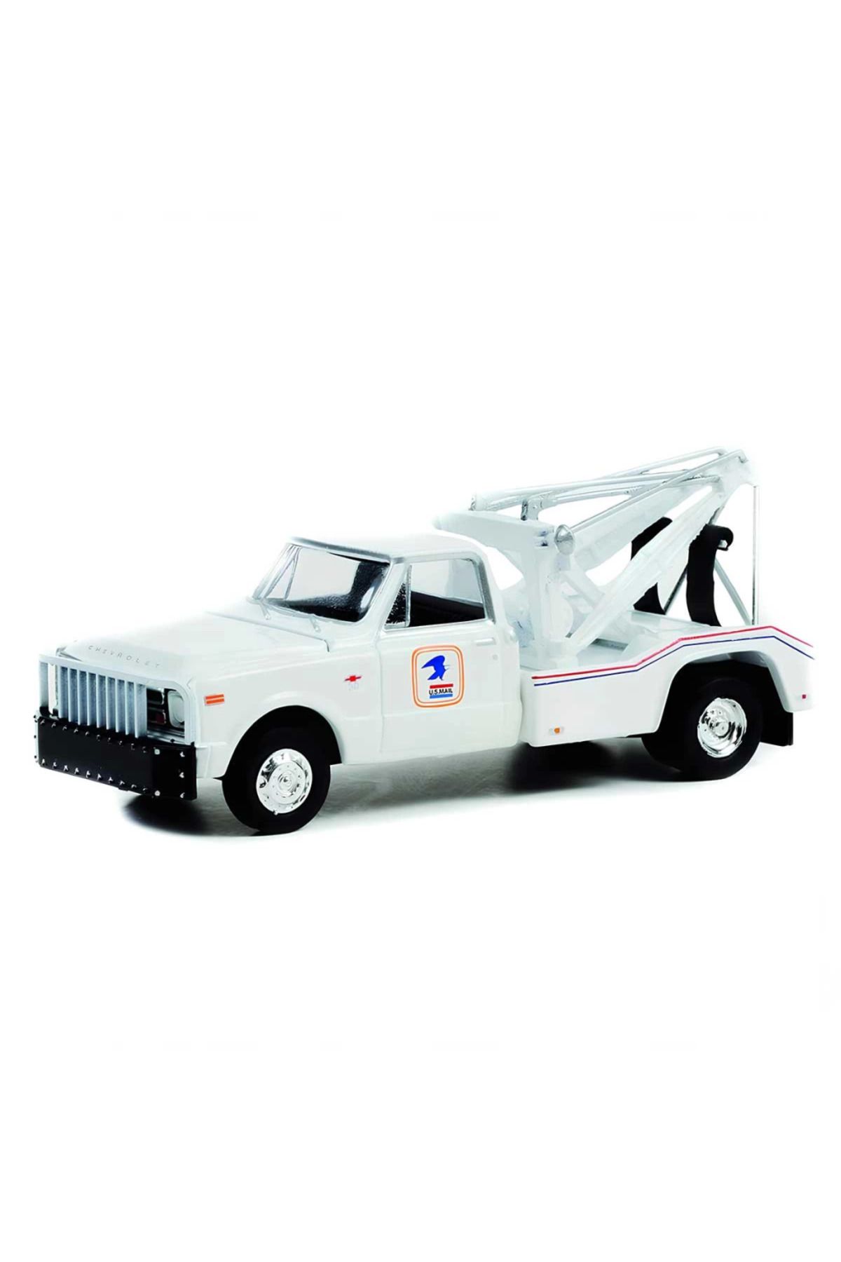 gcaksesuar Nessiworld Greenlight 1/64 1968 Chevrolet C-30 Dually Wrecker USPS