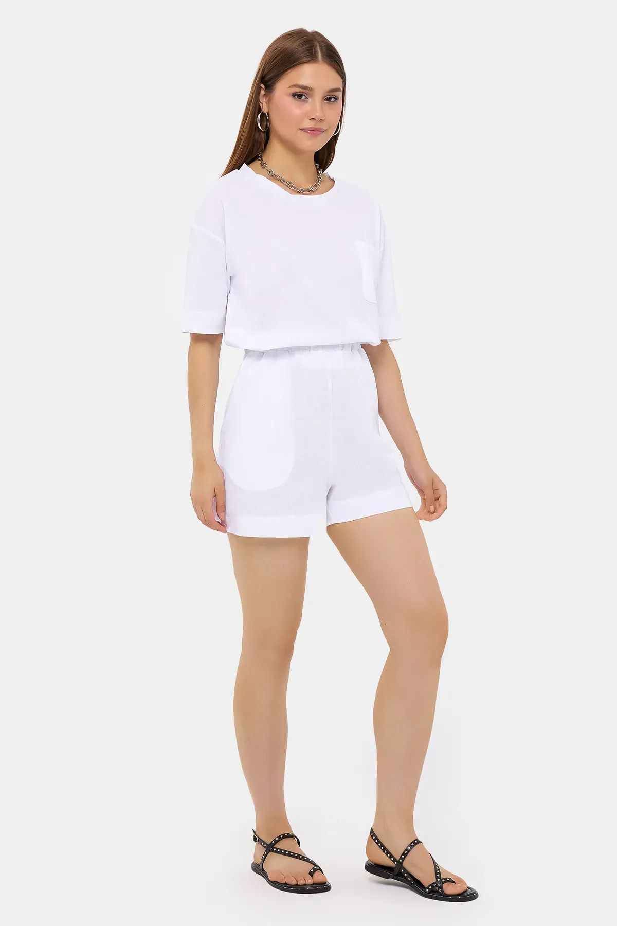 Hiccup-High Waist Oversize Set - Coordinate Set 2