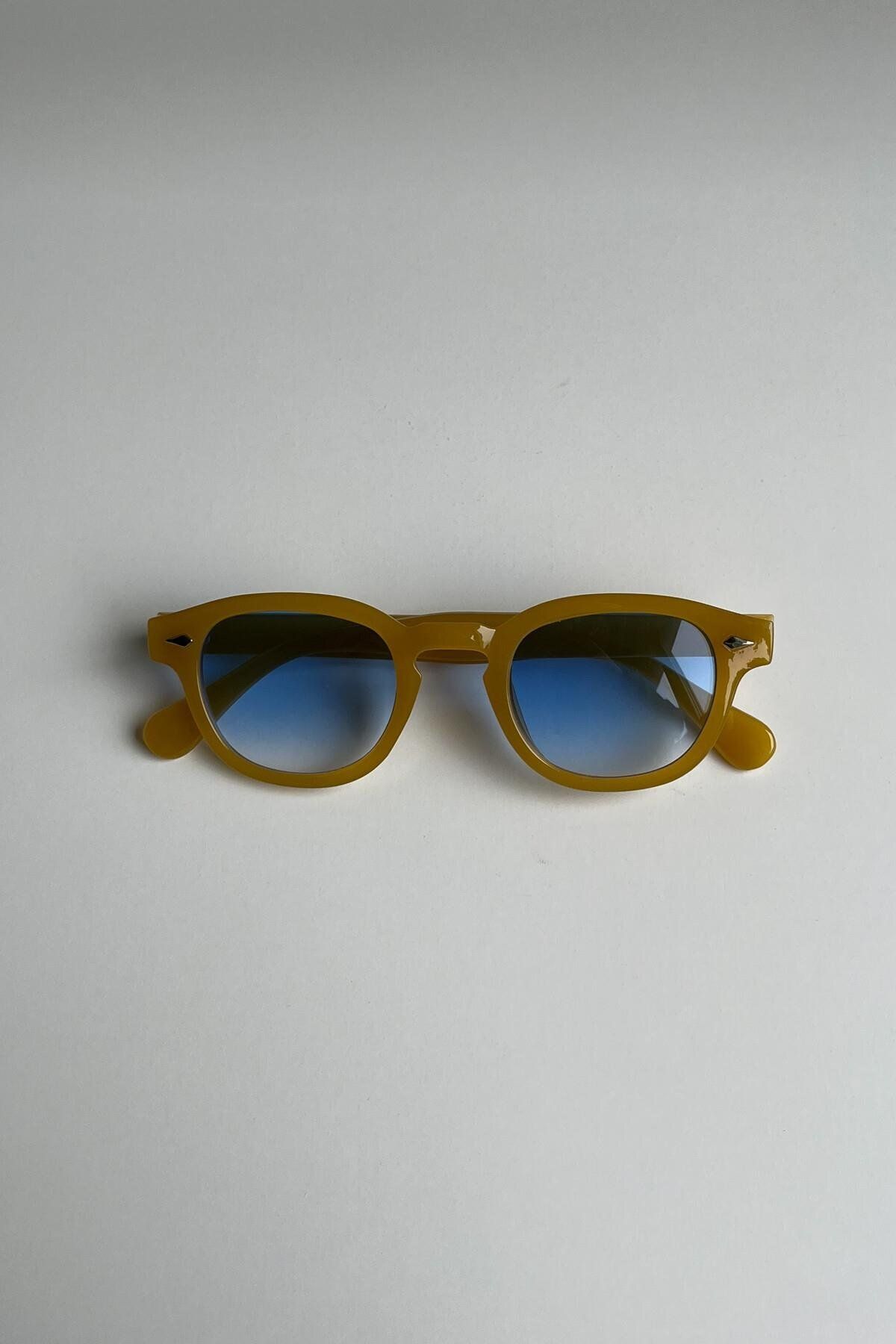 FALAN EYEWEAR-Mondo Women's Sunglasses Yellow-blue 4