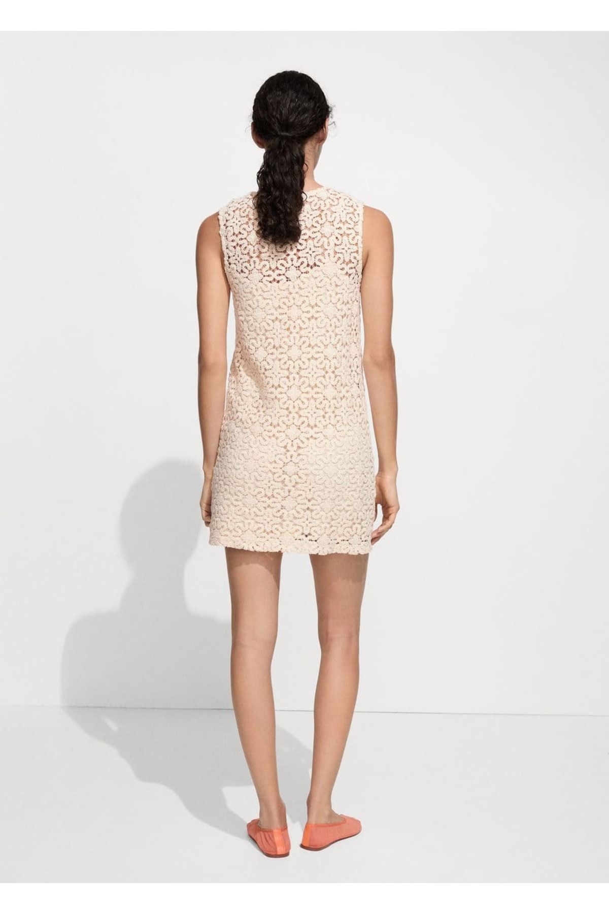 MANGO Woman-Floral Lace Dress 4