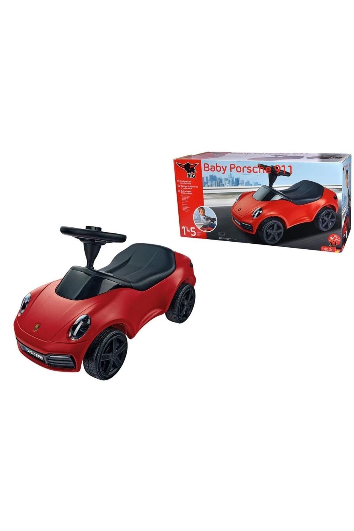 Genel Markalar Çocuk 800056353 Baby Porsche Pedalsız Araba -