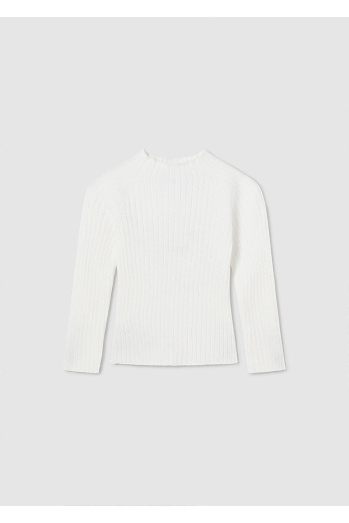 MAYORAL Kışlık Kız Bebek Örme Balıkçı Yaka Tshırt