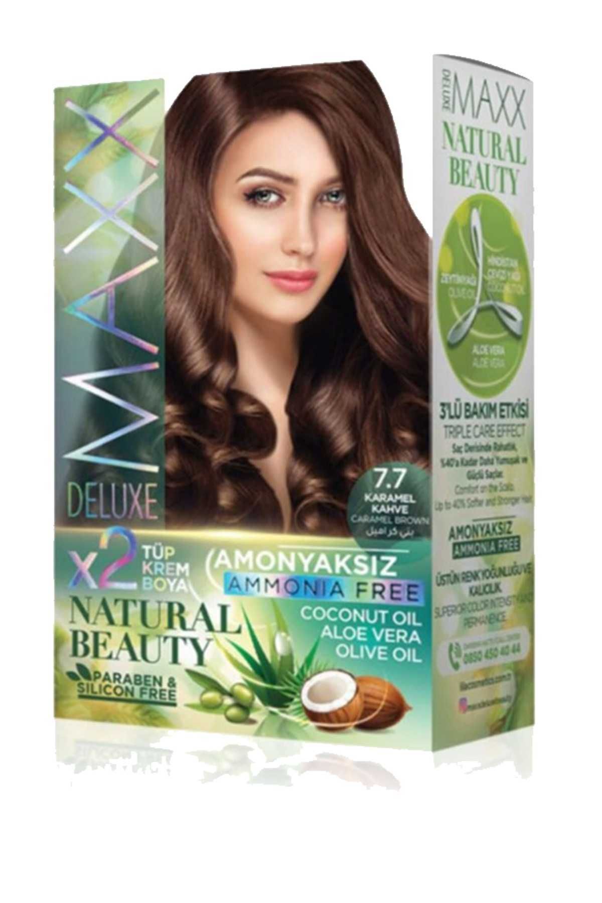 karadağsb Natural Beauty Amonyaksız Saç Boyası 7.7 Karamel Kahve
