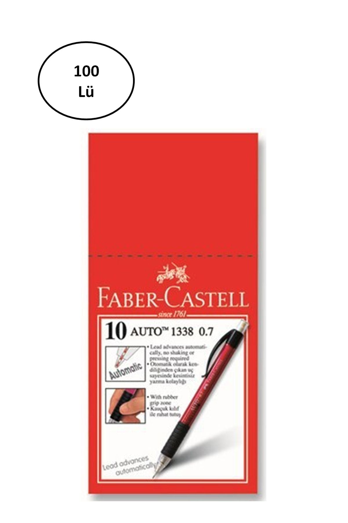 Faber Castel Faber-Castell Auto 1338 Versatil 0.7 mm 100'lü