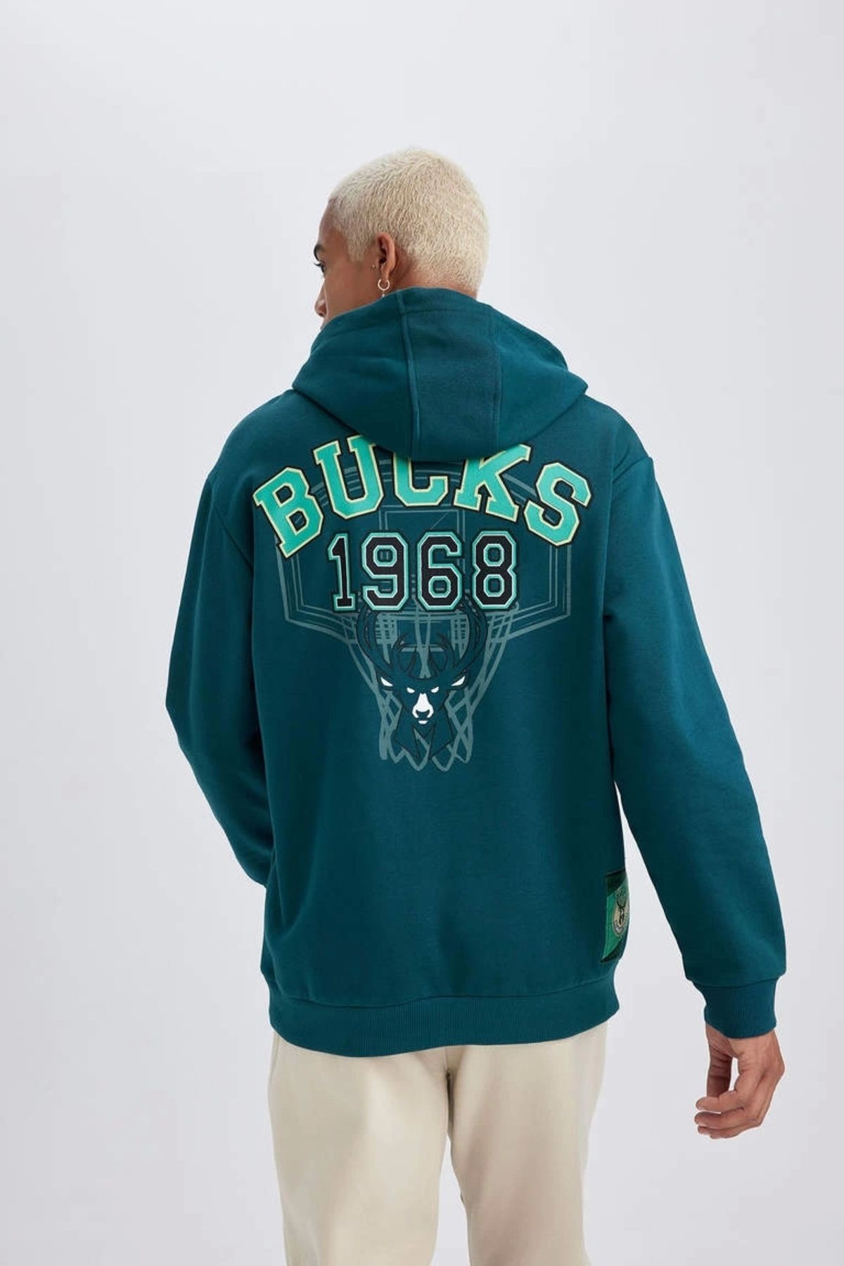DeFacto-A9675 Nba Milwaukee Bucks Sweatshirt 7