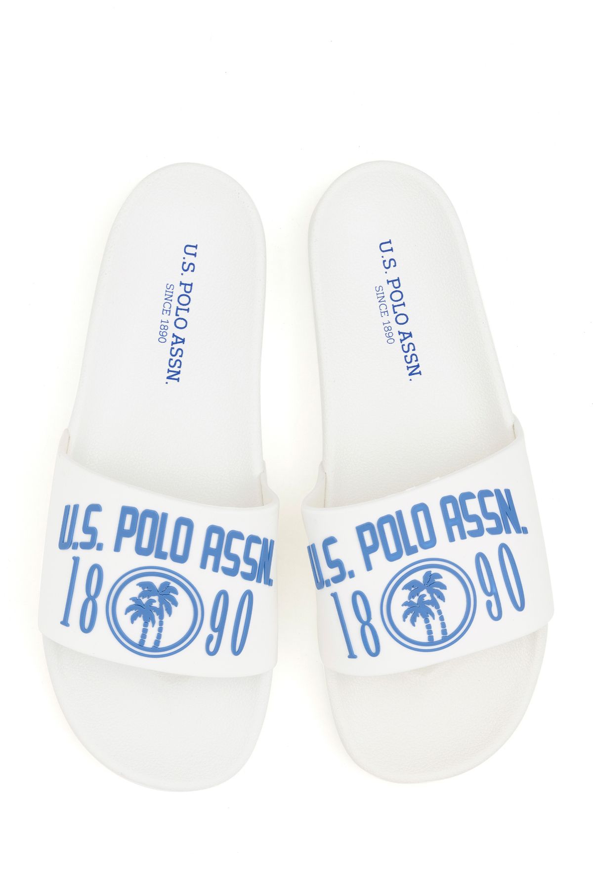 دمپایی سفید مردانه VR013 اورجینال U.S. Polo Assn.