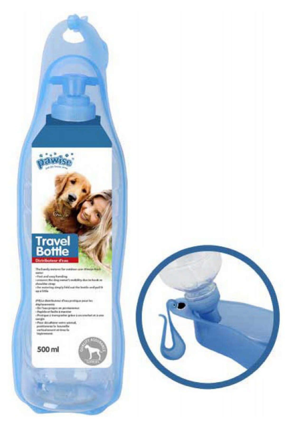 Pawise Portatif Seyahat Suluğu 500 Ml YKTSN