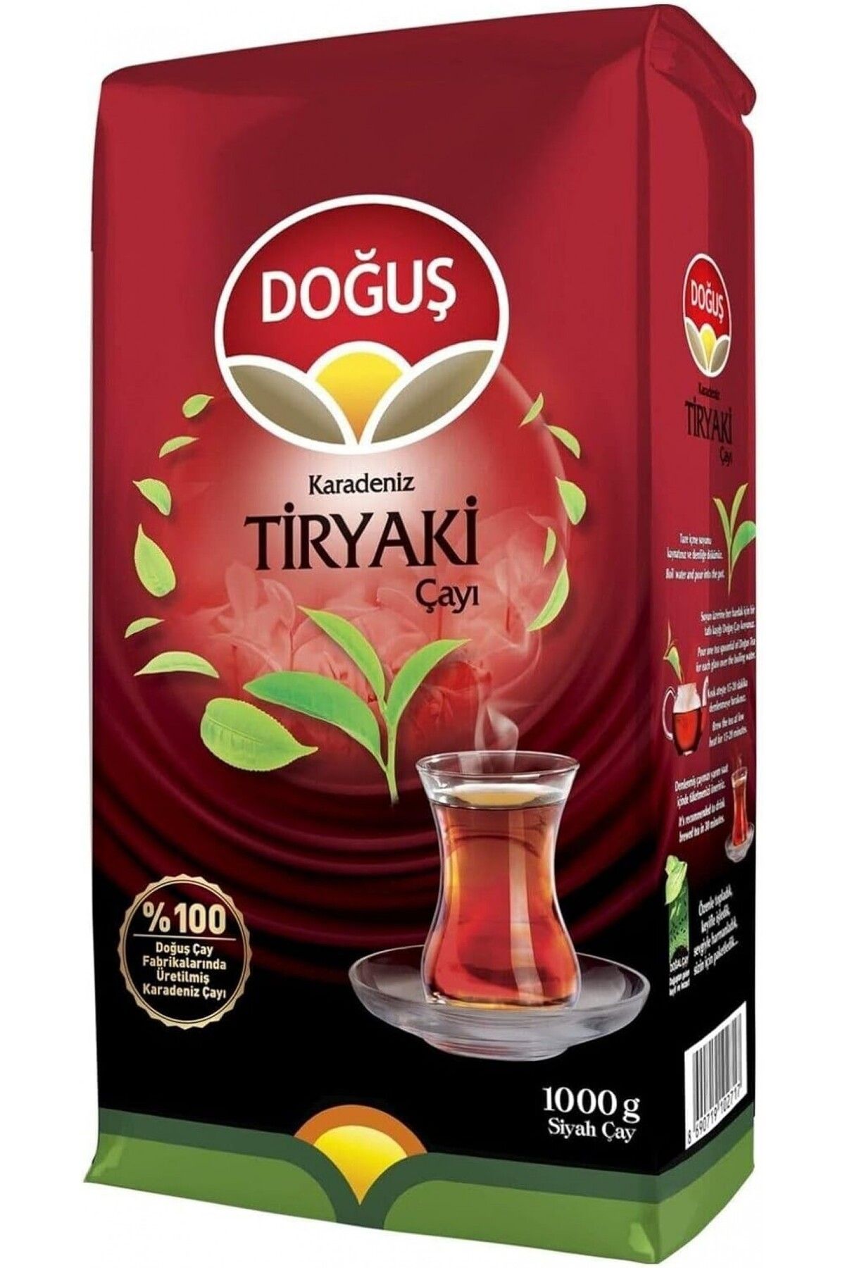 Doğuş Karadeniz Siyah Filiz Tiryaki Çay 1000 gr