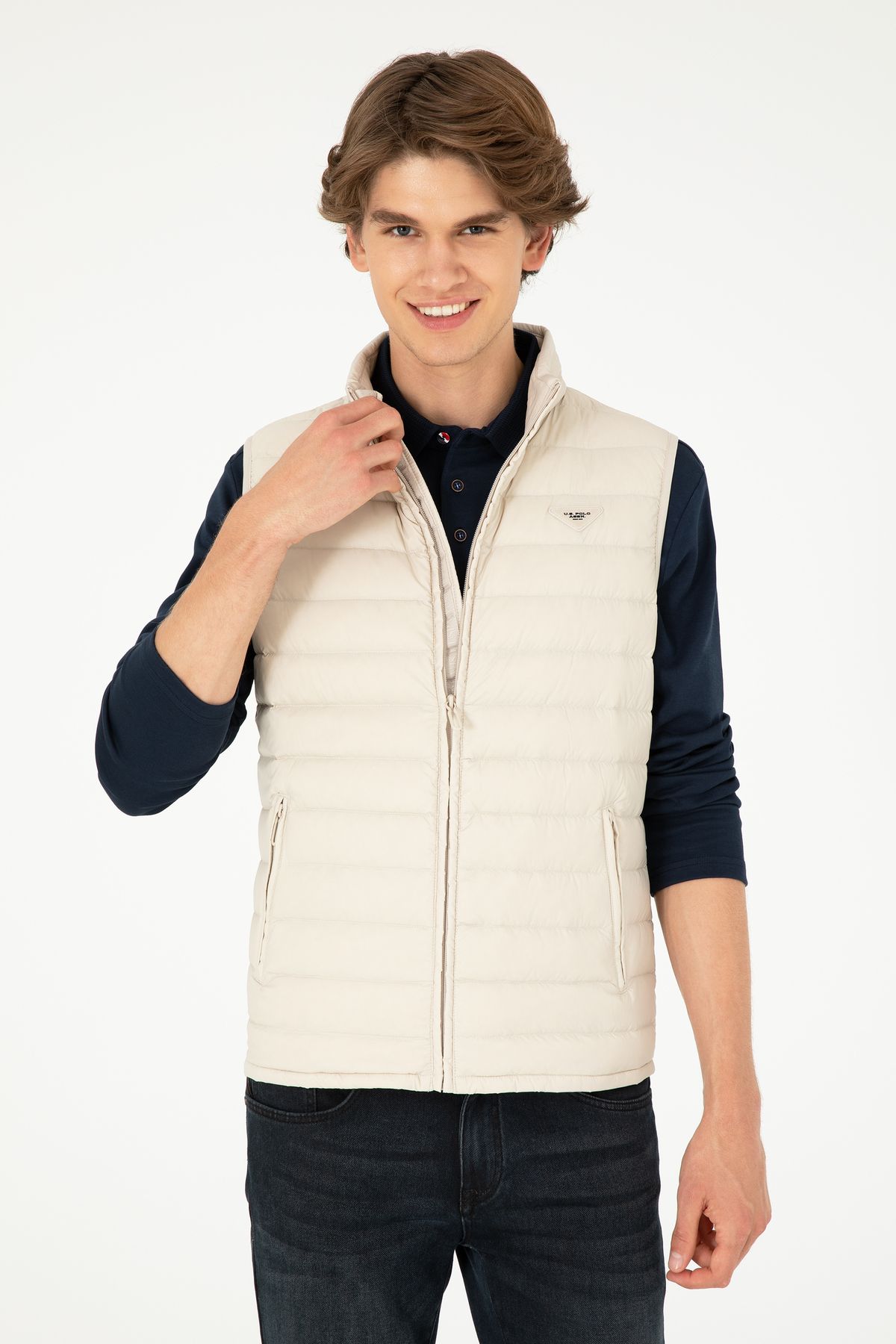 U.S. Polo Assn.-Men's Stone Vest 50290793 -Vr049 3