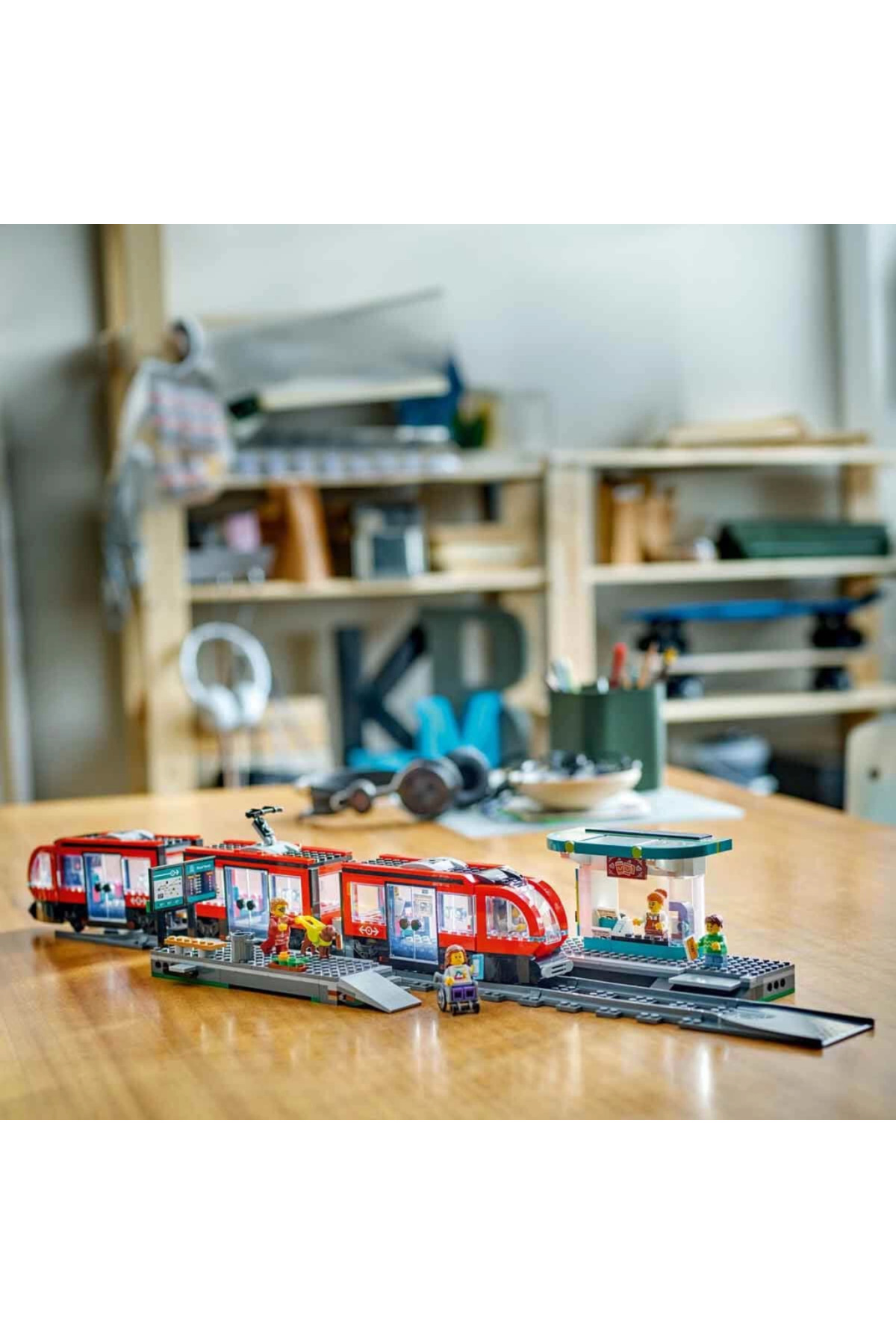 ایستگاه تراموای منظره شهری شهر اسباب‌بازی ۶۰۴۲۳