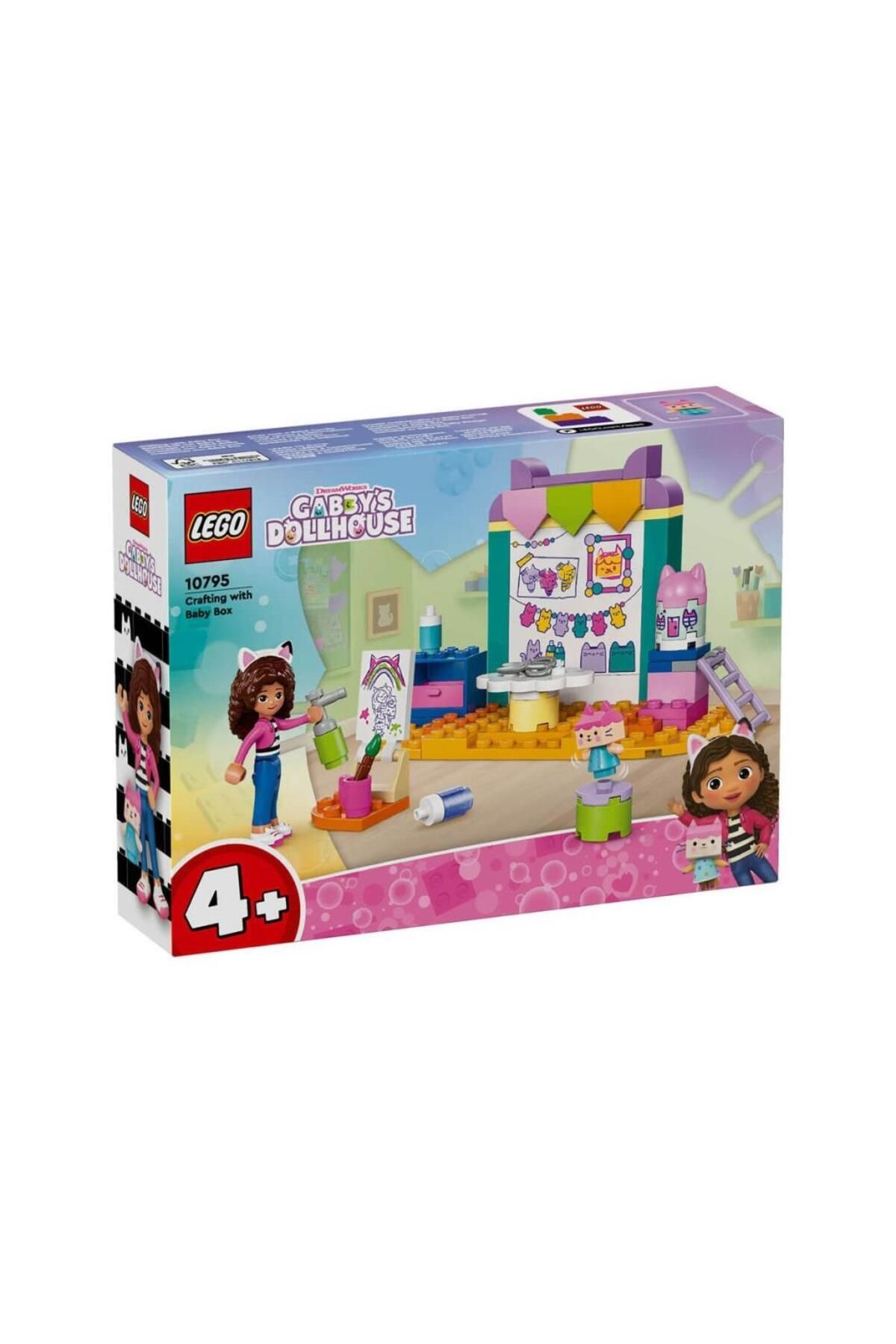 gcaksesuar Nessiworld 10795 Lego Gabbynin Hayal Evi Karton Baby Box ile El Sanatları 60 parça +4 yaş