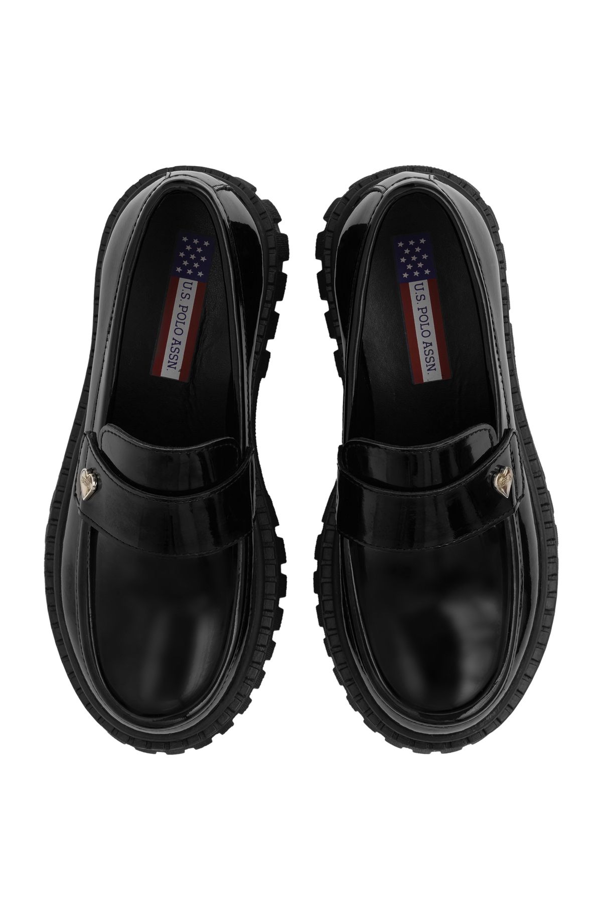 U.S. Polo Assn.-Girl's Black Loafer 50295128 -Vr046 6