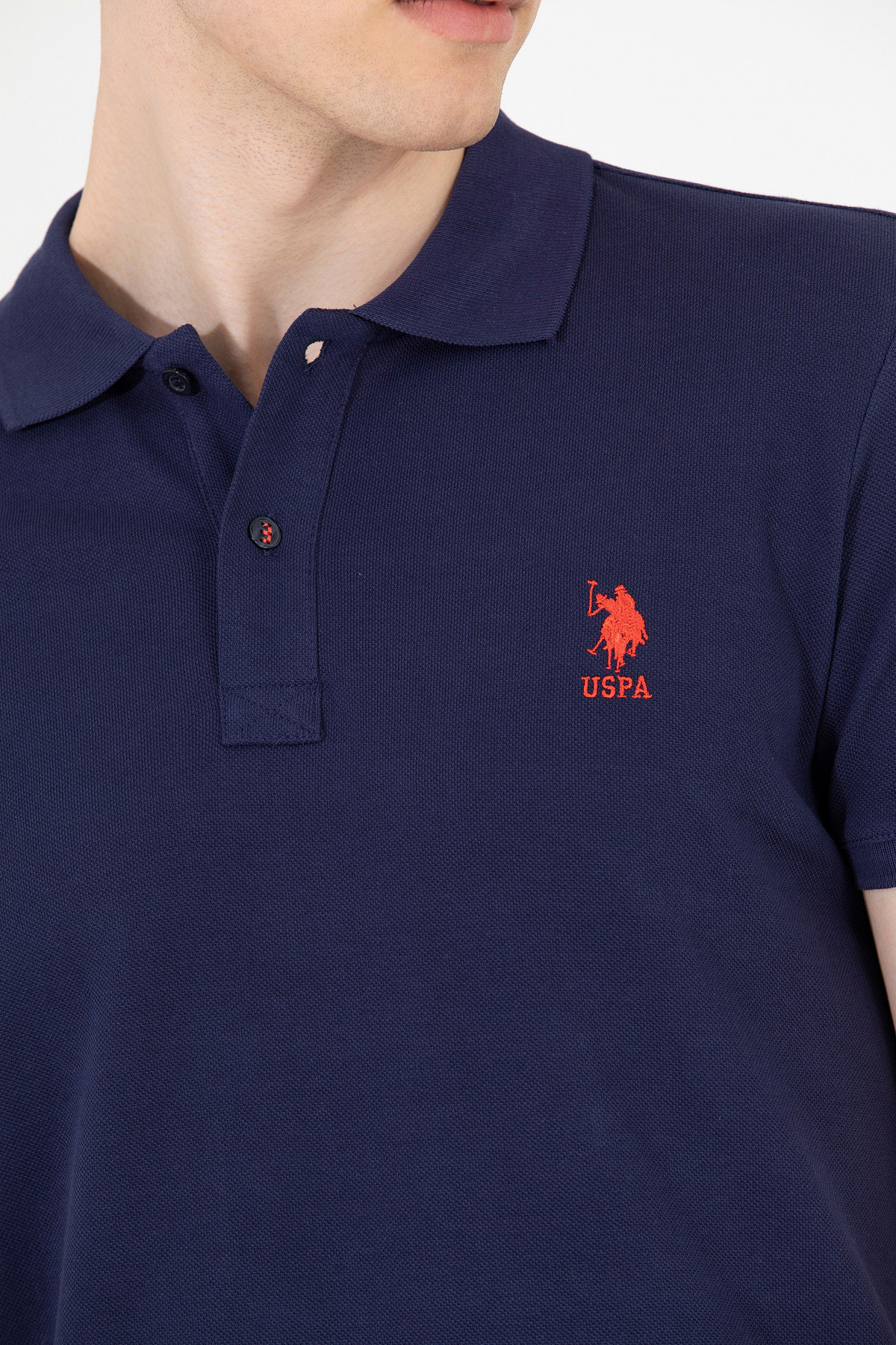 تیشرت مردانه ساده یقه پولو U.S. Polo Assn. مدل 50263238-VR033 — 7