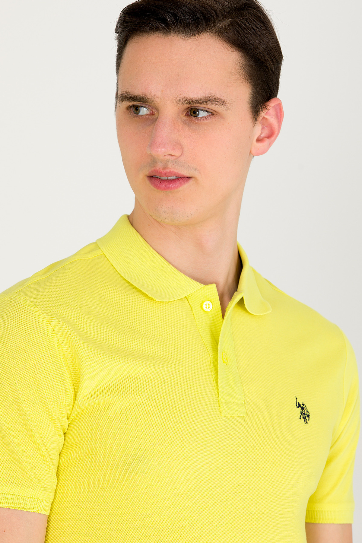 پولوشرت مردانه یقه پلو | یو اس پولو U.S. Polo Assn. TYCF3517CF0A20E900_rollbacked TR - تصویر 2