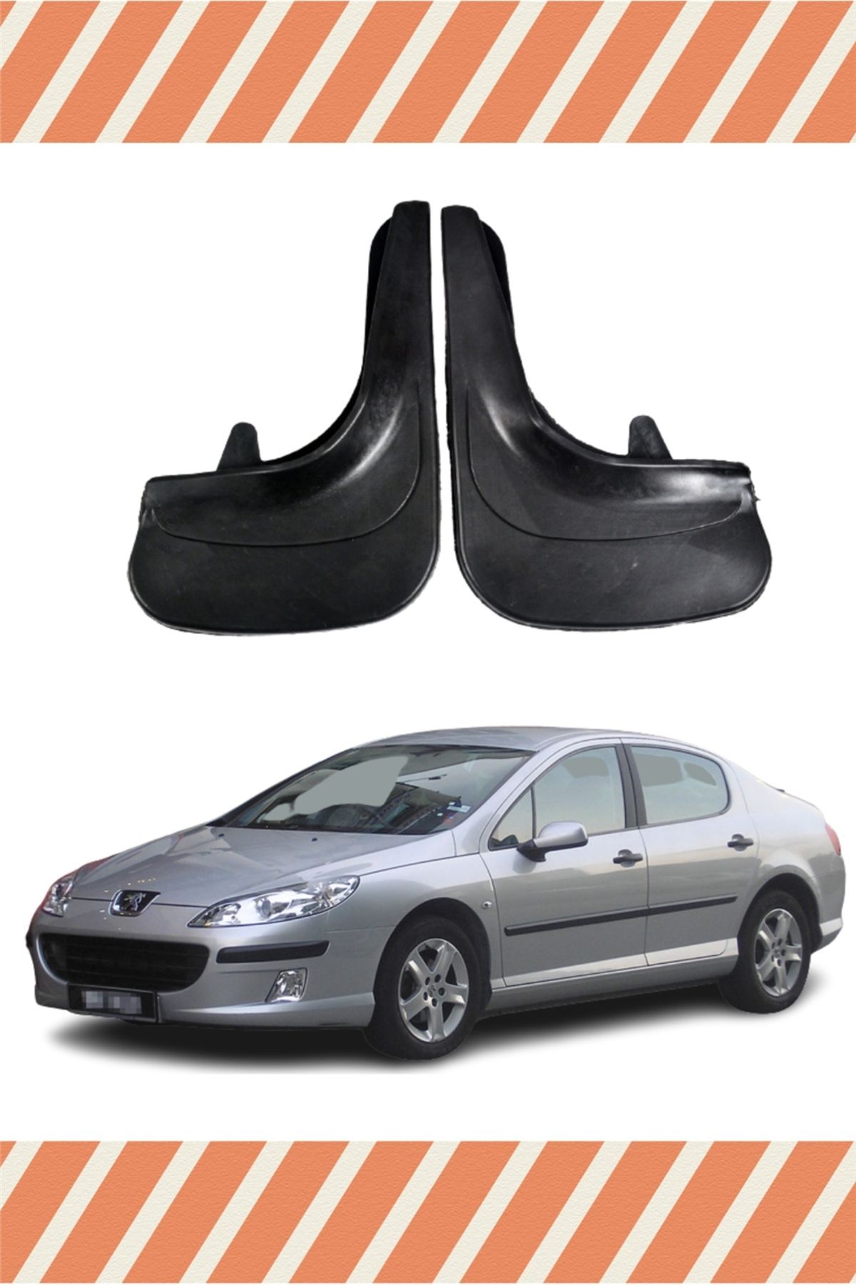 Alpax Peugeot 407 uyumlu 2’li tozluk çamurluk paçalık pratik koruma