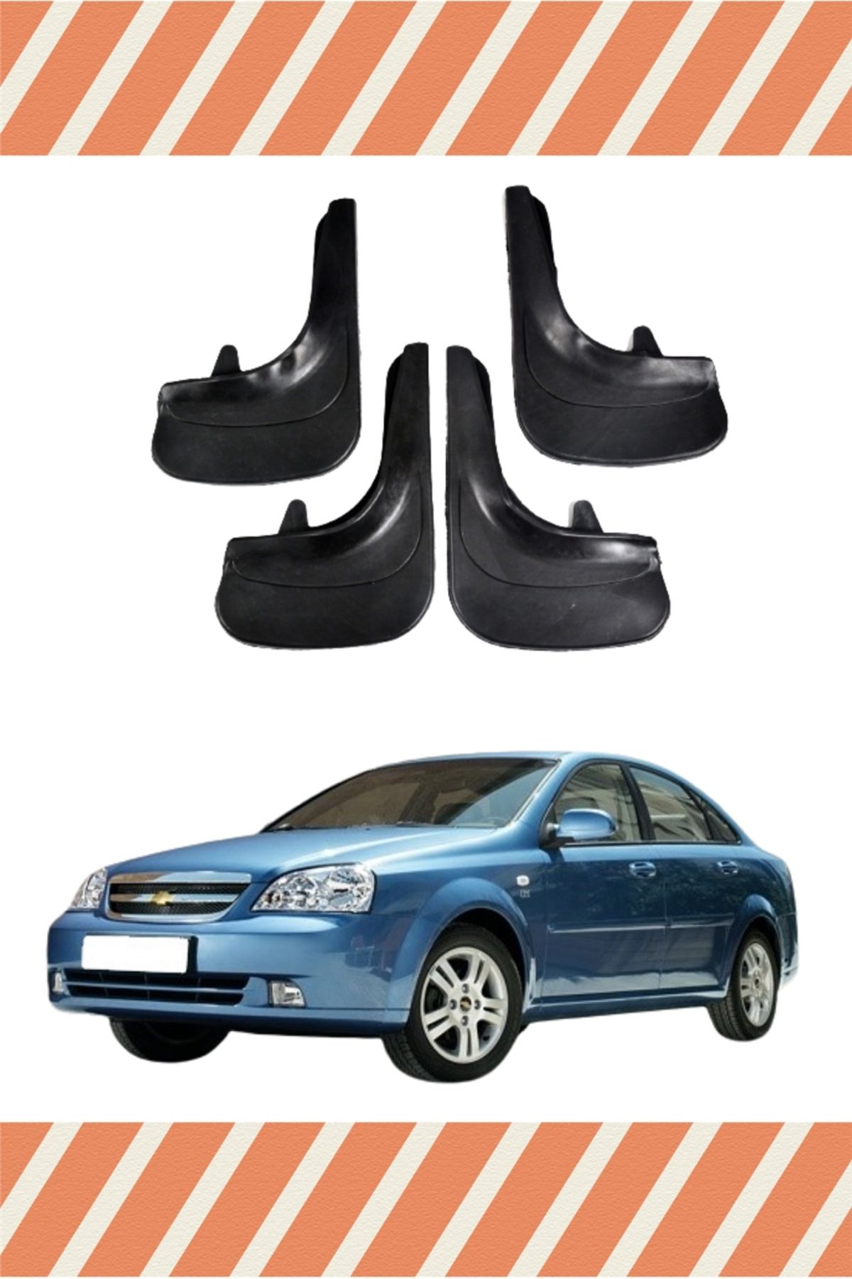 Alpax Chevrolet Lacetti Sd 4’lü tozluk çamurluk paçalık dayanıklı koruma