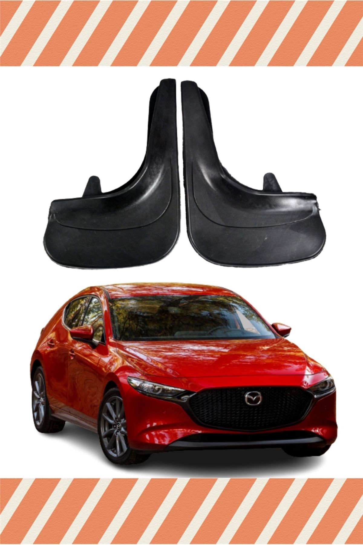 Alpax Mazda 3 uyumlu 2’li tozluk çamurluk paçalık