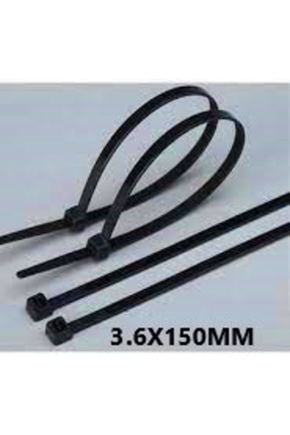 Kapamarka PLASTİK ÇIRT KELEPÇE 100 PARÇA SİYAH 3.6X150MM