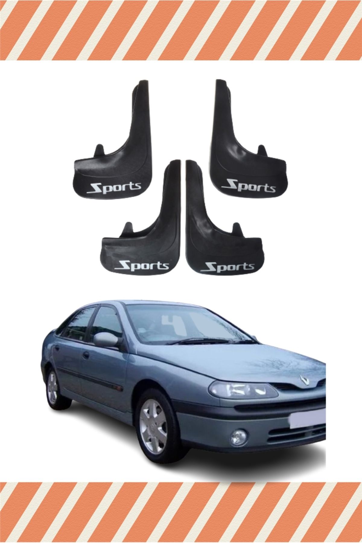 Alpax Renault Laguna 1 sports yazılı 4’lü tozluk çamurluk paçalık