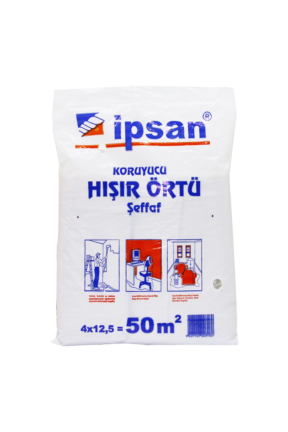 KutuluStore 50-M2 HIŞIR ŞEFFAF KORUYUCU ÖRTÜ (5168)