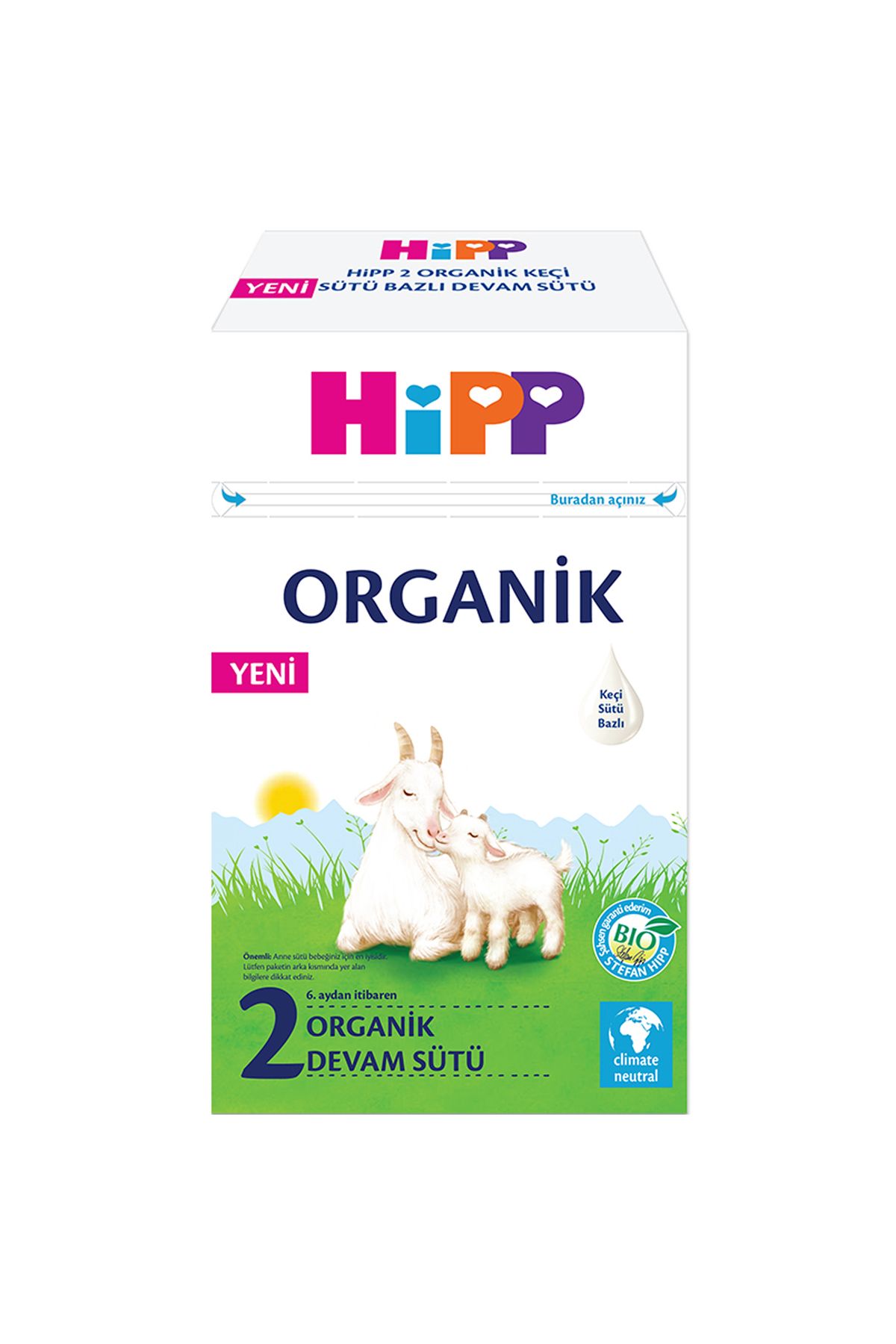 Hipp 2 Organik Keçi Sütü Bazlı Devam Sütü 400 gr