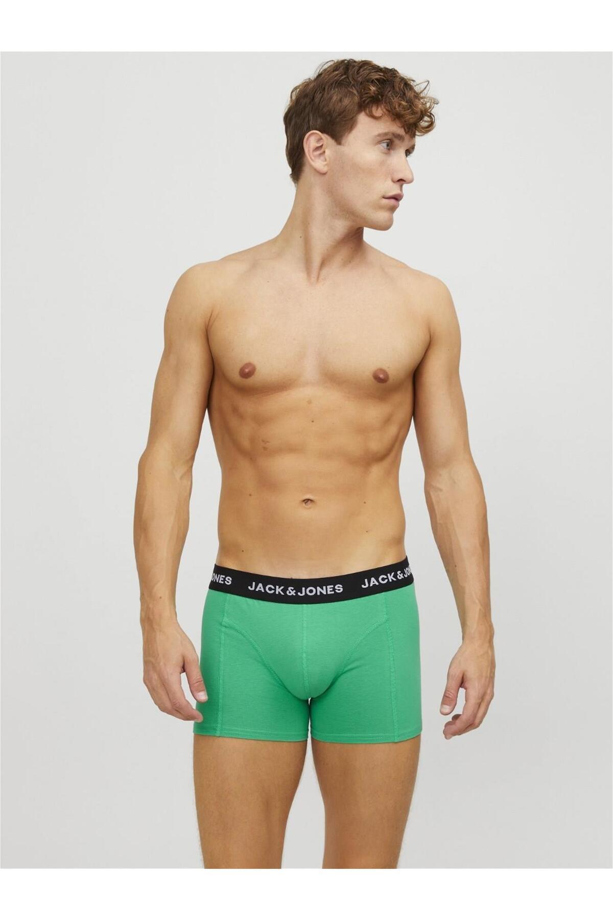 باکسر مردانه طرح دار فاق نرمال | جک اند جونز Jack & Jones TYB12246409180417146 - تصویر 2