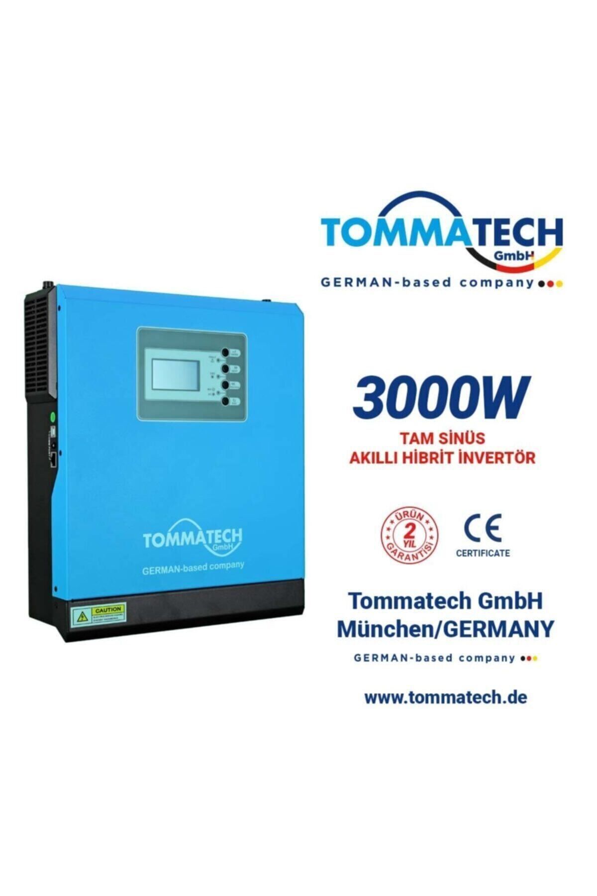 Tommatech 3kw Tam Sinüs Akıllı Inverter 24v-3000 Watt 3 Kva