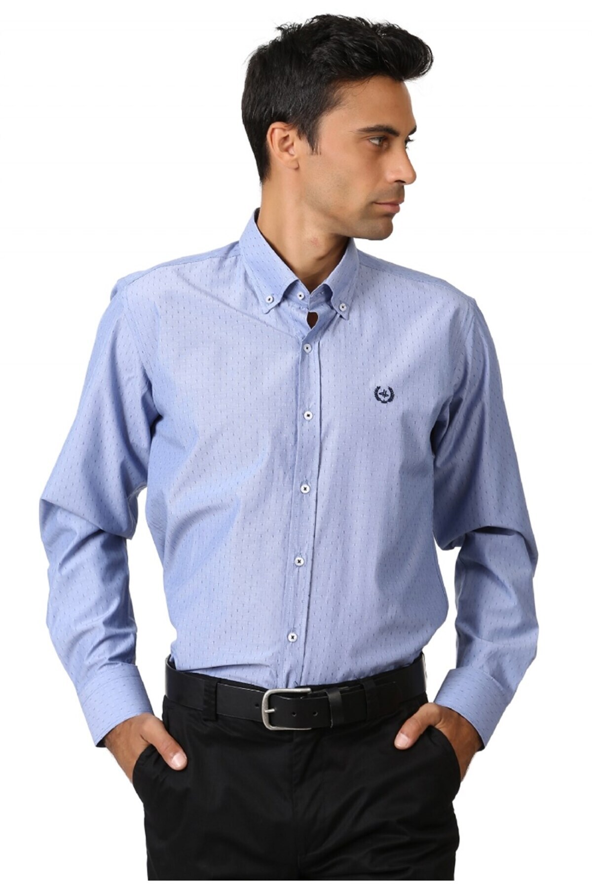 دوبری پیراهن G568 - آبی