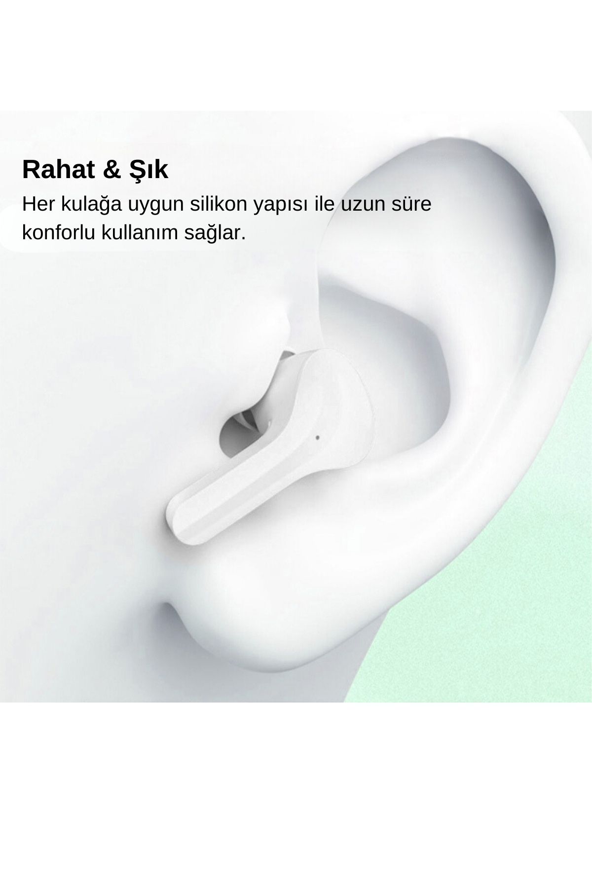 Abbruch Air 31 Kulak İçi Bluetooth Kulaklık İos Android Uyumlu Şarj Göstergeli Kablosuz Kulaklık-4