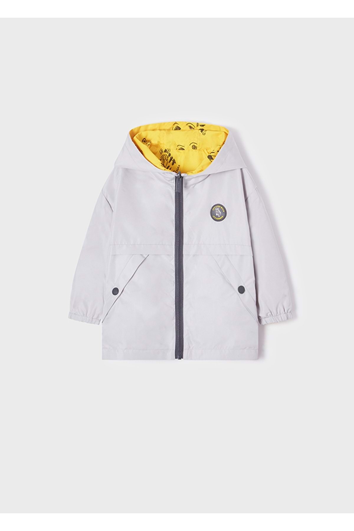 Mayoral Erkek Bebek Yağmurluk Çift Taraflı GRİ fotoğrafı 2 (önizleme)