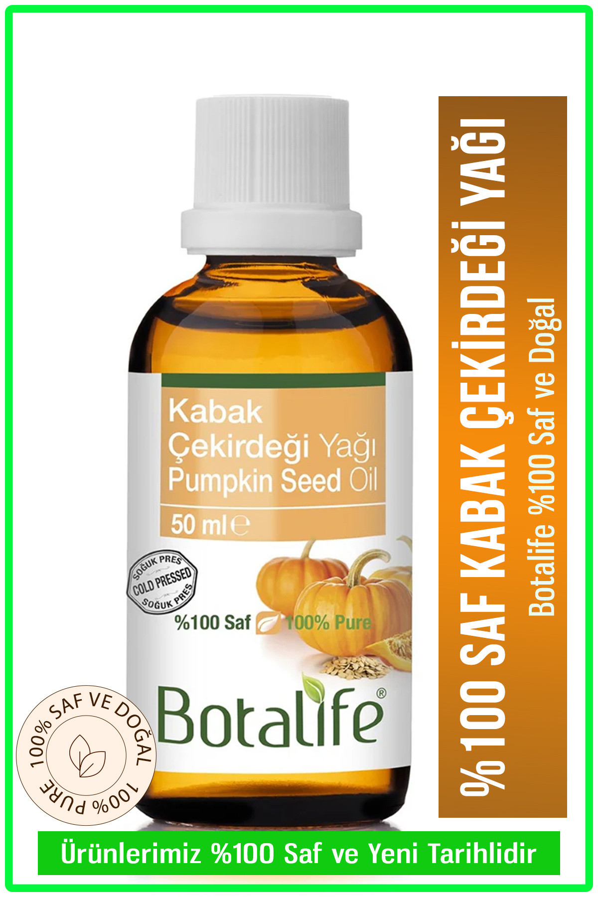 Botalife Kabak Çekirdeği Yağı 50ml