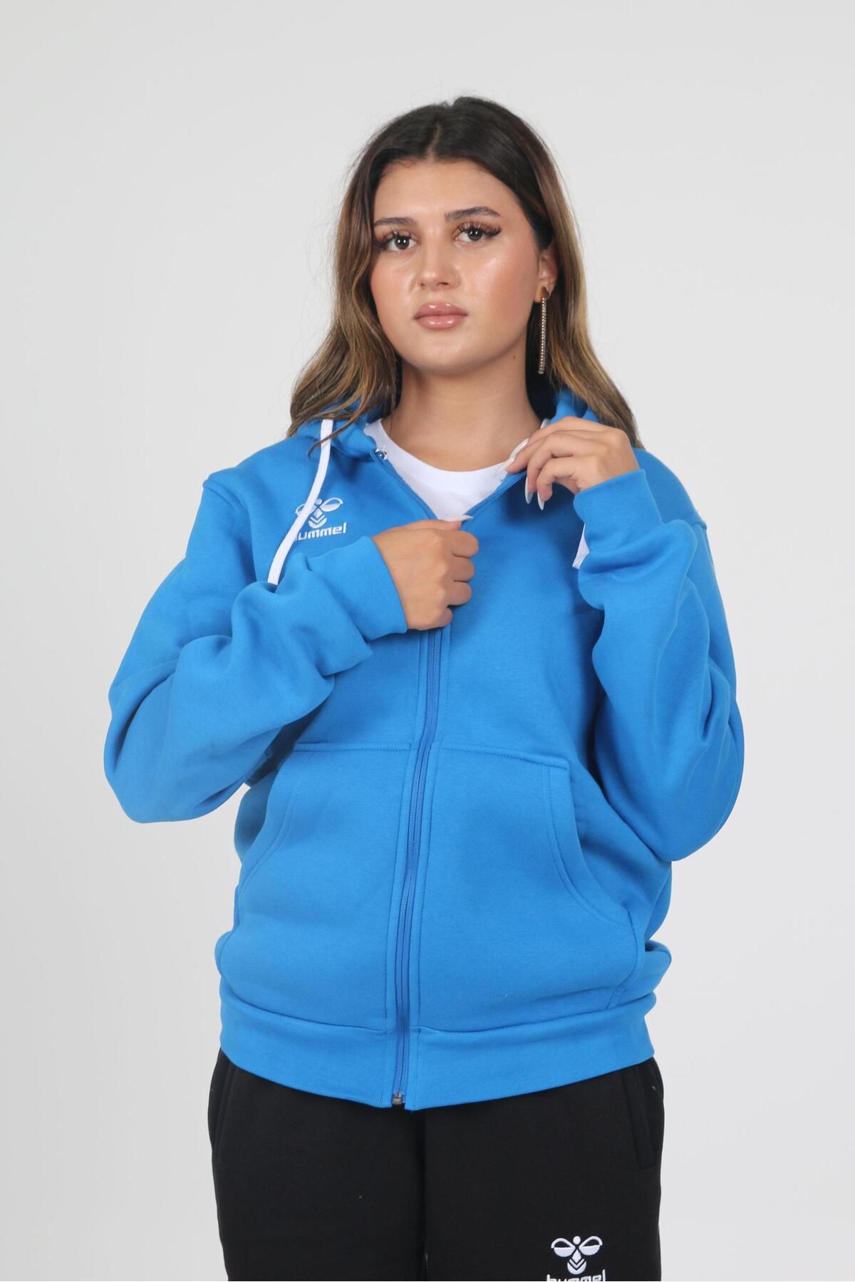 hummel-Armin Blue Cotton Sweatshirt 5