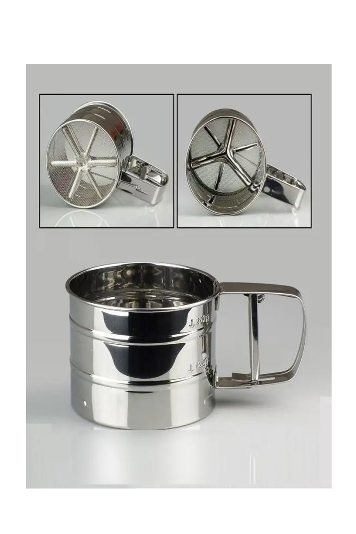 Marsilyan Metal Un Eleği Büyük Boy 1015-B