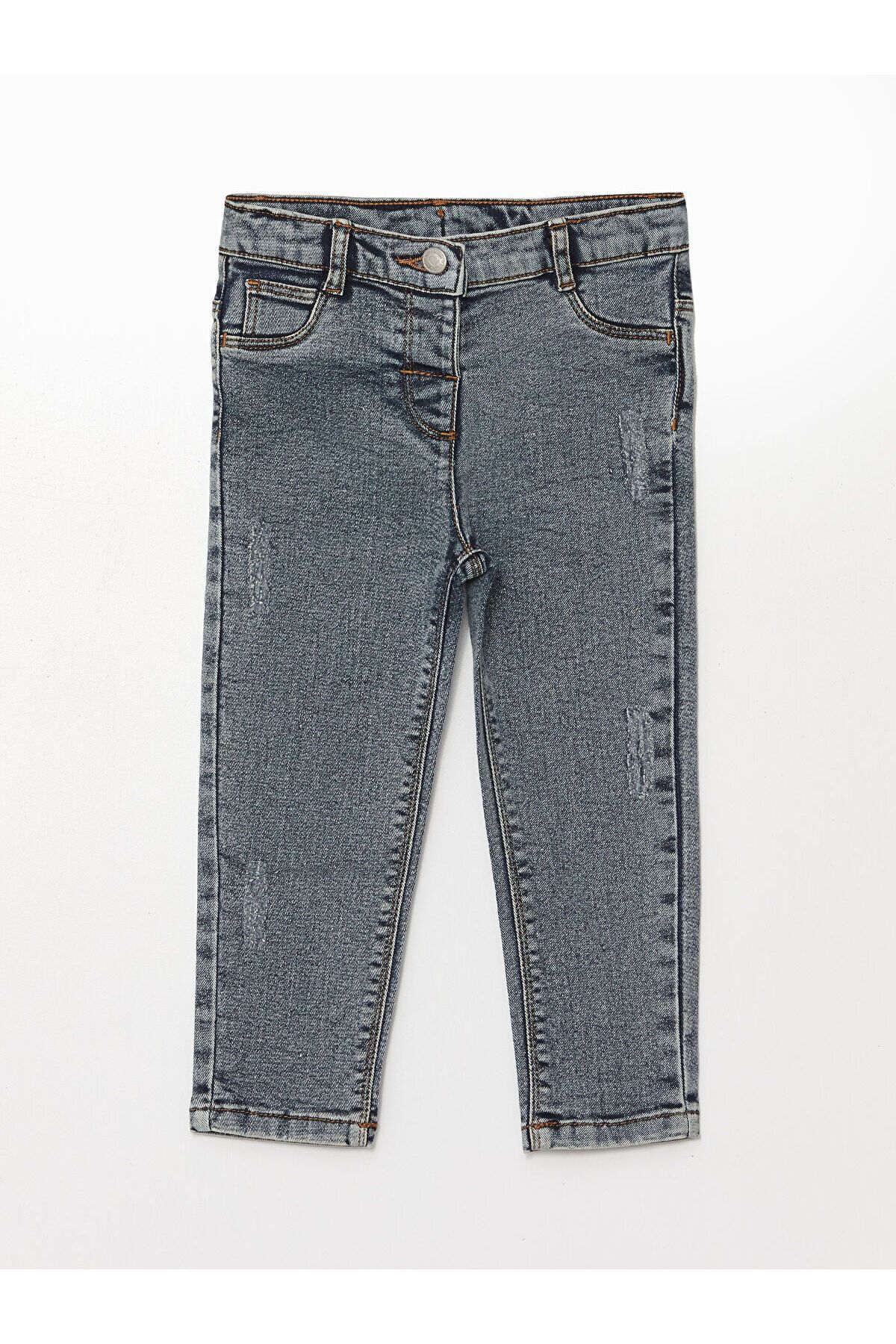 LC Waikiki-Lcwk Basic Baby Girl Jean Pants 1