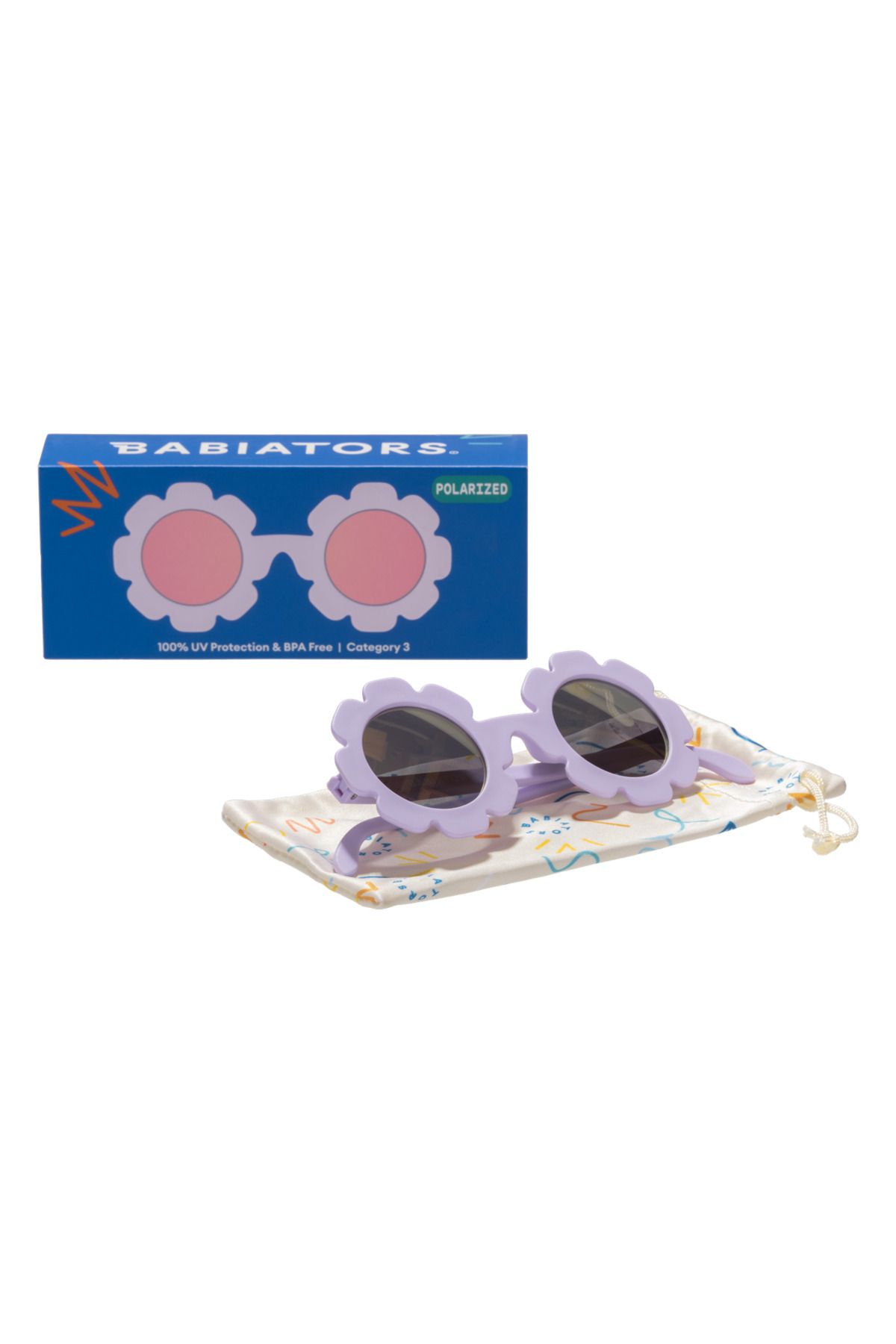 Babiators-Polarized Flower Sunglasses Irresistible Iris 0-2 Years 4