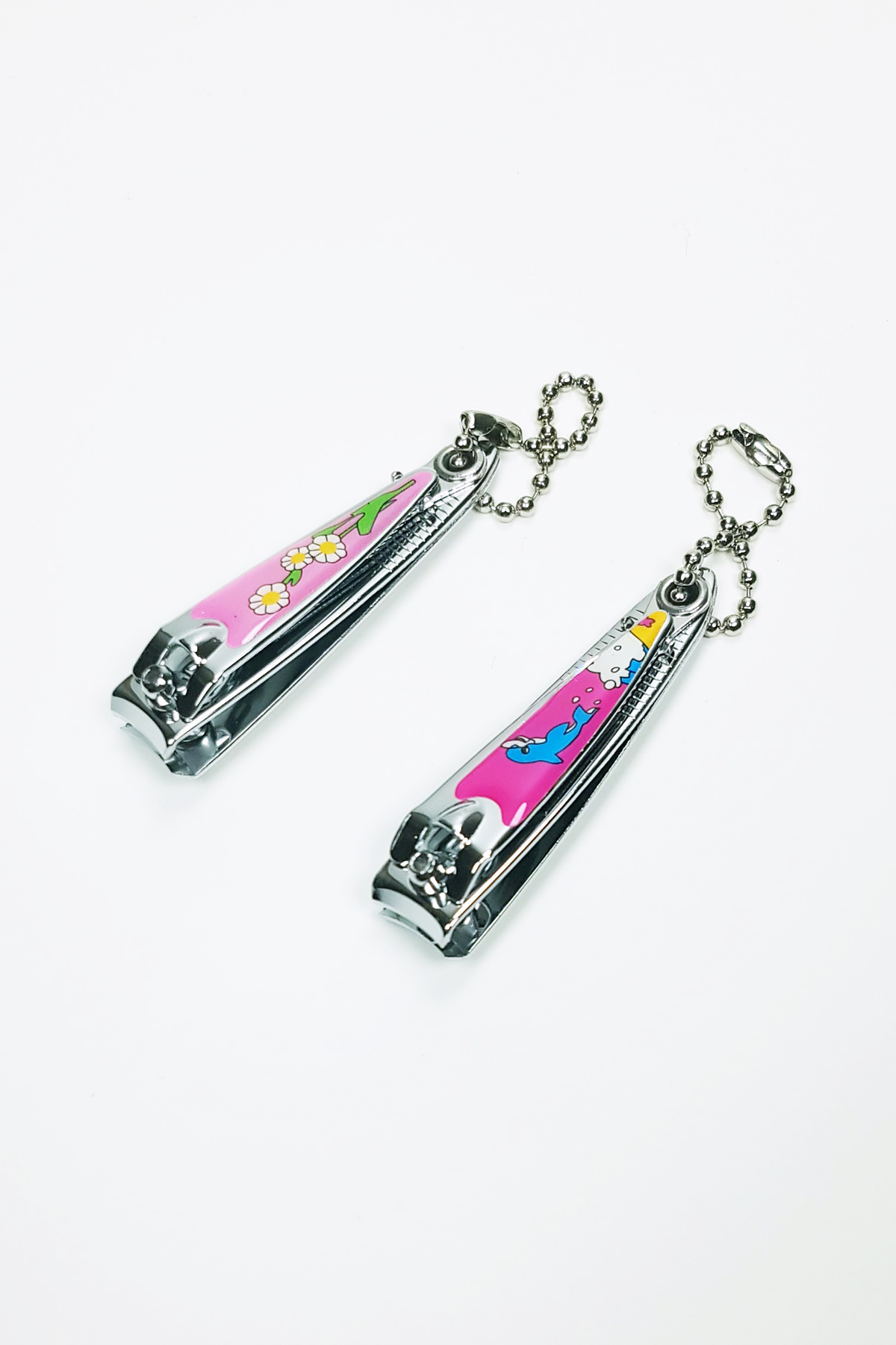 NUVVO 2 Adet Renkli Desenli Figürlü Tırnak Makası 5,5 CM fotoğrafı 2 (önizleme)