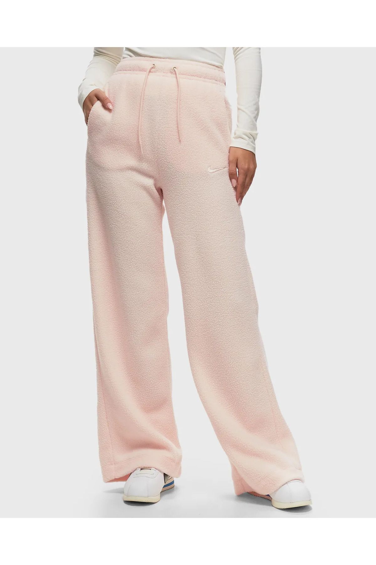 Nike-Sportswear Plush Pack Wide Legs Fleece Women's Sweatpants 1