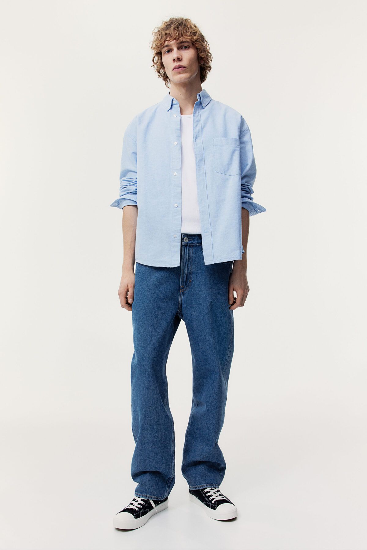 شلوار جین آبی مردانه اورجینال H M H&M
