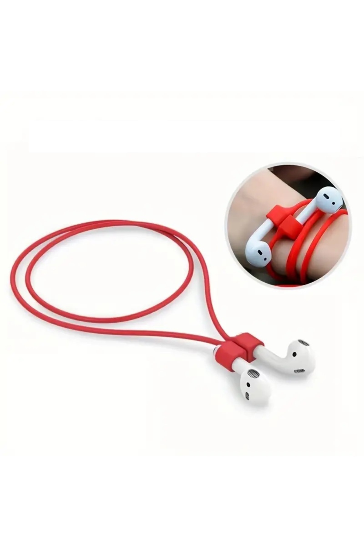 Magnetic Bluetooth Headset Anti-Loss Compatible Anti-Fall Silicone Neck Strap