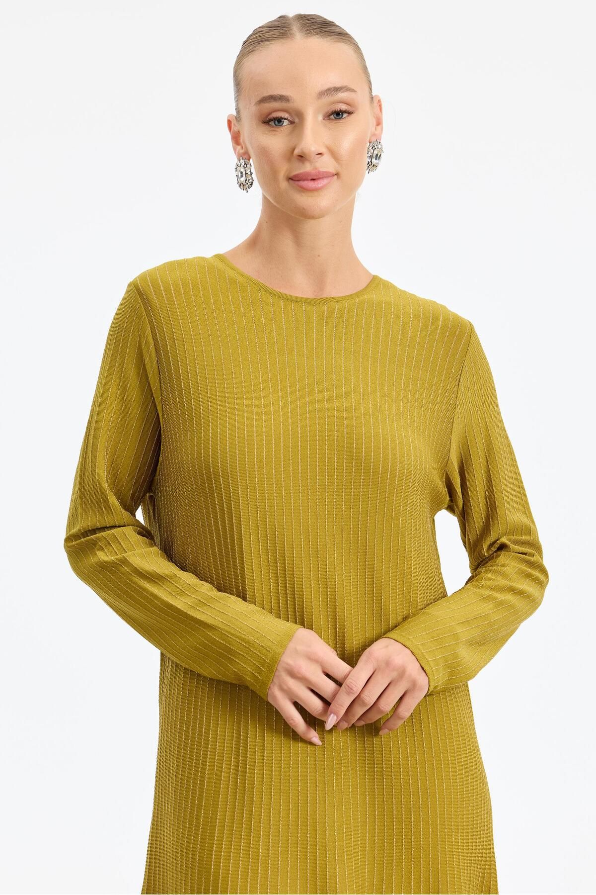 Simli Rayon Elbise ASİT - 3